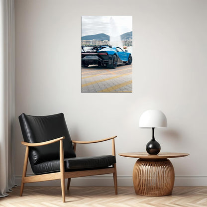 Bugatti Car Brand Automotive Manufacturer Car Poster Wall Art Print Home Wall Decor - xonomax