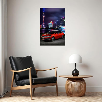 Citroen Car Brand Automotive Manufacturer Car Poster Wall Art Print Home Wall Decor - xonomax