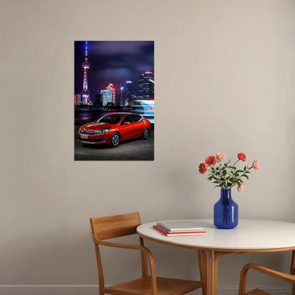 Citroen Car Brand Automotive Manufacturer Car Poster Wall Art Print Home Wall Decor - xonomax