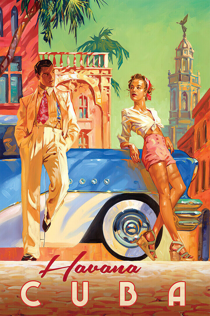 Cuba Travel Famous Places Tourism Country Poster Wall Art Print Home Wall Decor - xonomax