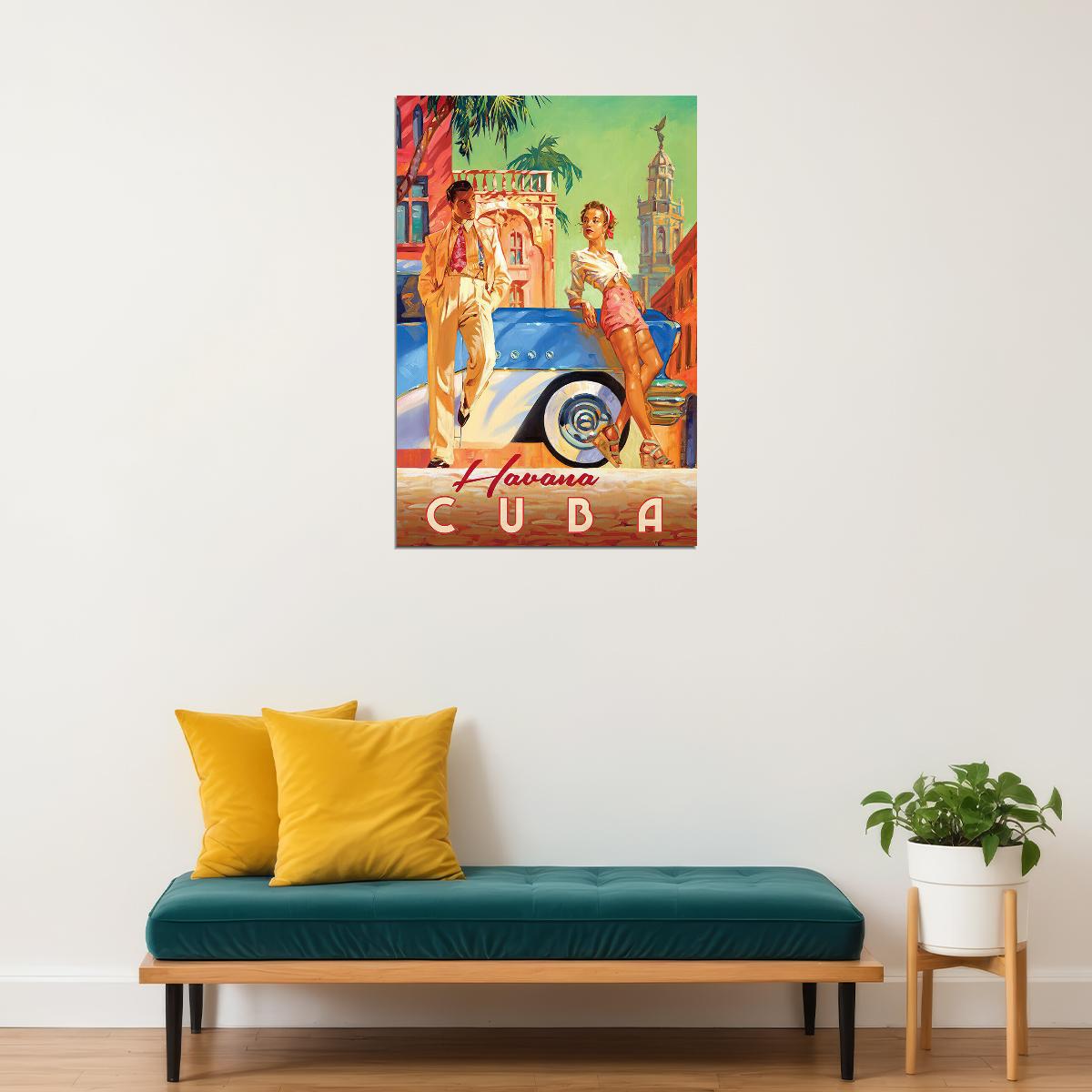 Cuba Travel Famous Places Tourism Country Poster Wall Art Print Home Wall Decor - xonomax