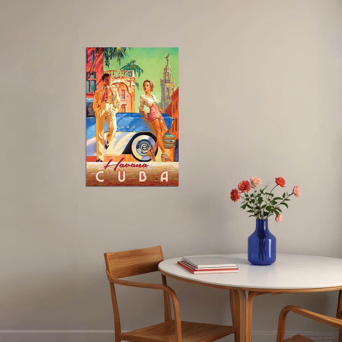 Cuba Travel Famous Places Tourism Country Poster Wall Art Print Home Wall Decor - xonomax
