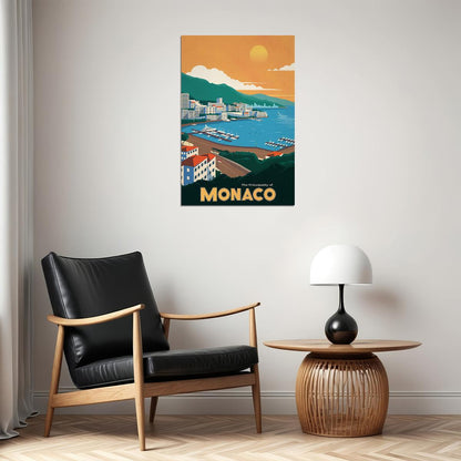 Monaco Travel Famous Places Tourism Country Poster Wall Art Print Home Wall Decor - xonomax