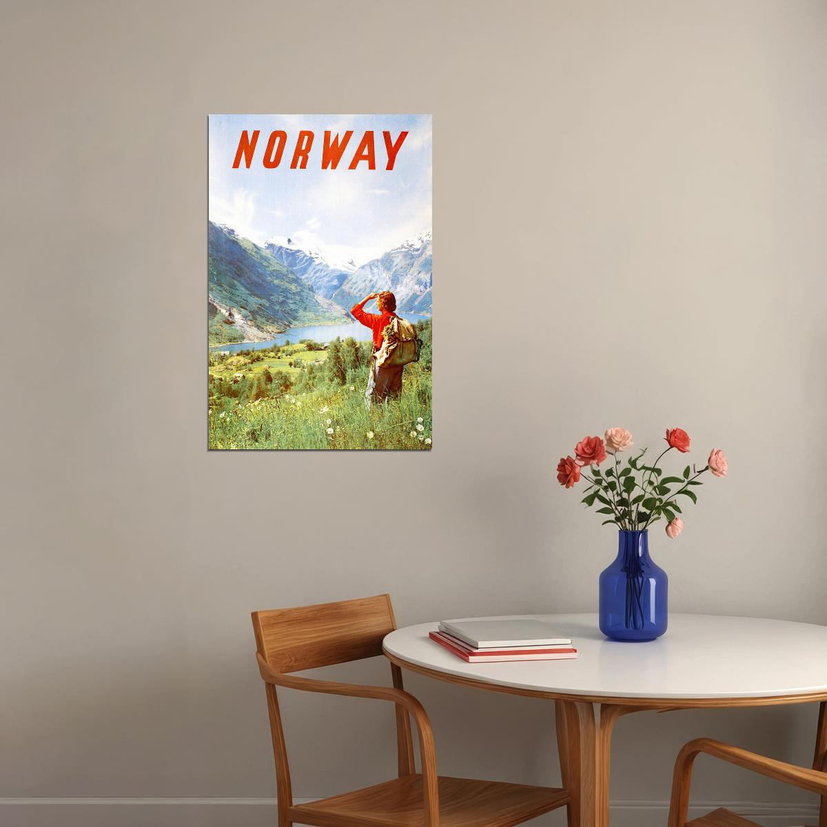 Norway Travel Famous Places Tourism Country Poster Wall Art Print Home Wall Decor - xonomax
