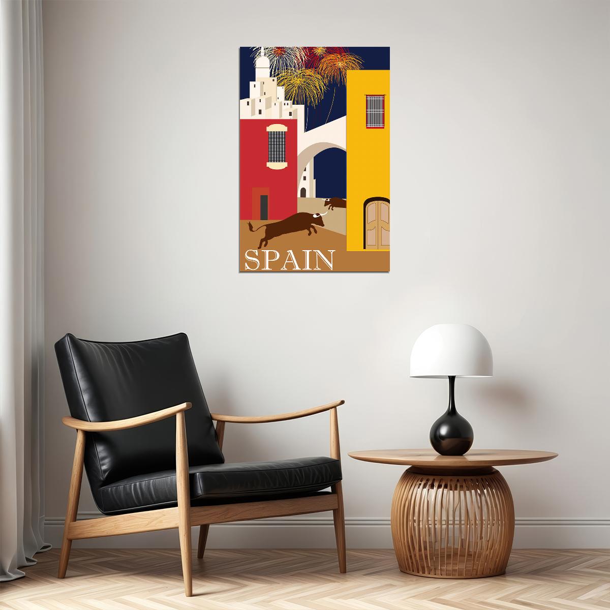 Spain Travel Famous Places Tourism Country Poster Wall Art Print Home Wall Decor - xonomax