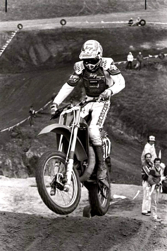 Bob Hannah Motorcycle Cross Country Driver Poster Wall Art Print Home Wall Decor - xonomax