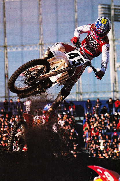 Damon Bradshaw Motorcycle Cross Country Star Poster Wall Art Print Home Wall Decor - xonomax