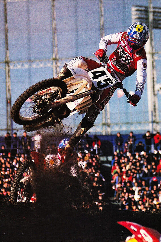 Damon Bradshaw Motorcycle Cross Country Star Poster Wall Art Print Home Wall Decor - xonomax