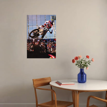 Damon Bradshaw Motorcycle Cross Country Star Poster Wall Art Print Home Wall Decor - xonomax