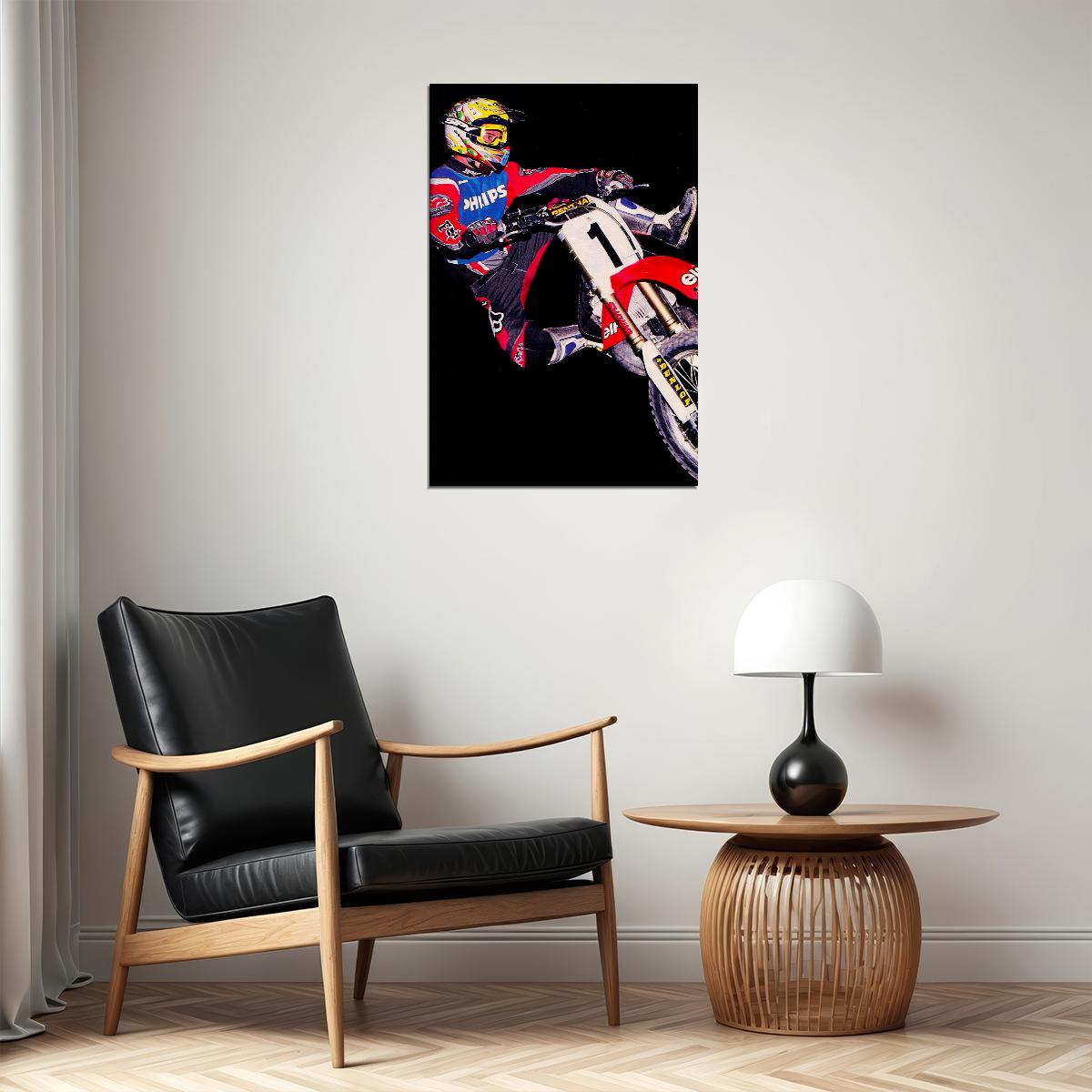 Jeremy Mcgrath Motorcycle Cross Country Idol Poster Wall Art Print Home Wall Decor