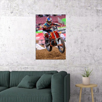 Ryan Villopoto Motorcycle Cross Country Star Poster Wall Art Print Home Wall Decor