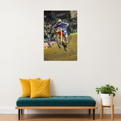 Ryan Dungey Motorcycle Cross Country Idol Poster Wall Art Print Home Wall Decor