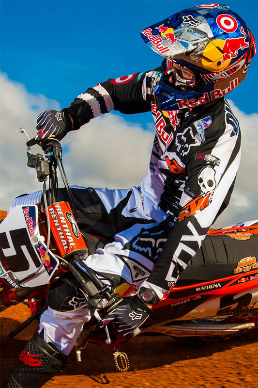 Ryan Dungey Motorcycle Cross Country Racer Poster Wall Art Print Home Wall Decor