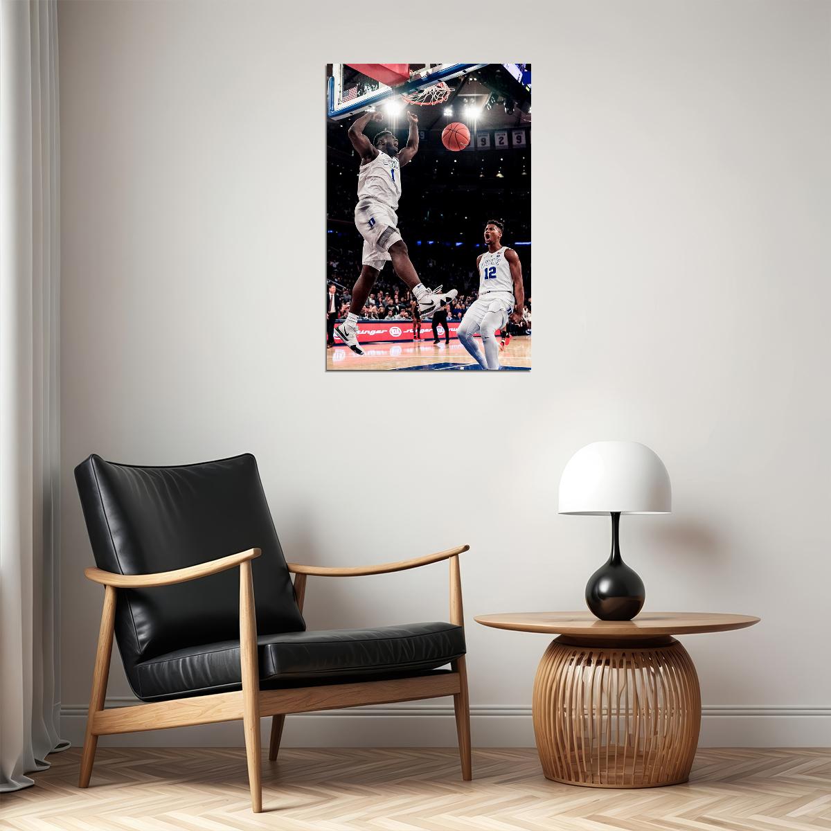Zion Williamson American Basketball Player Star Poster Wall Art Print Home Wall Decor