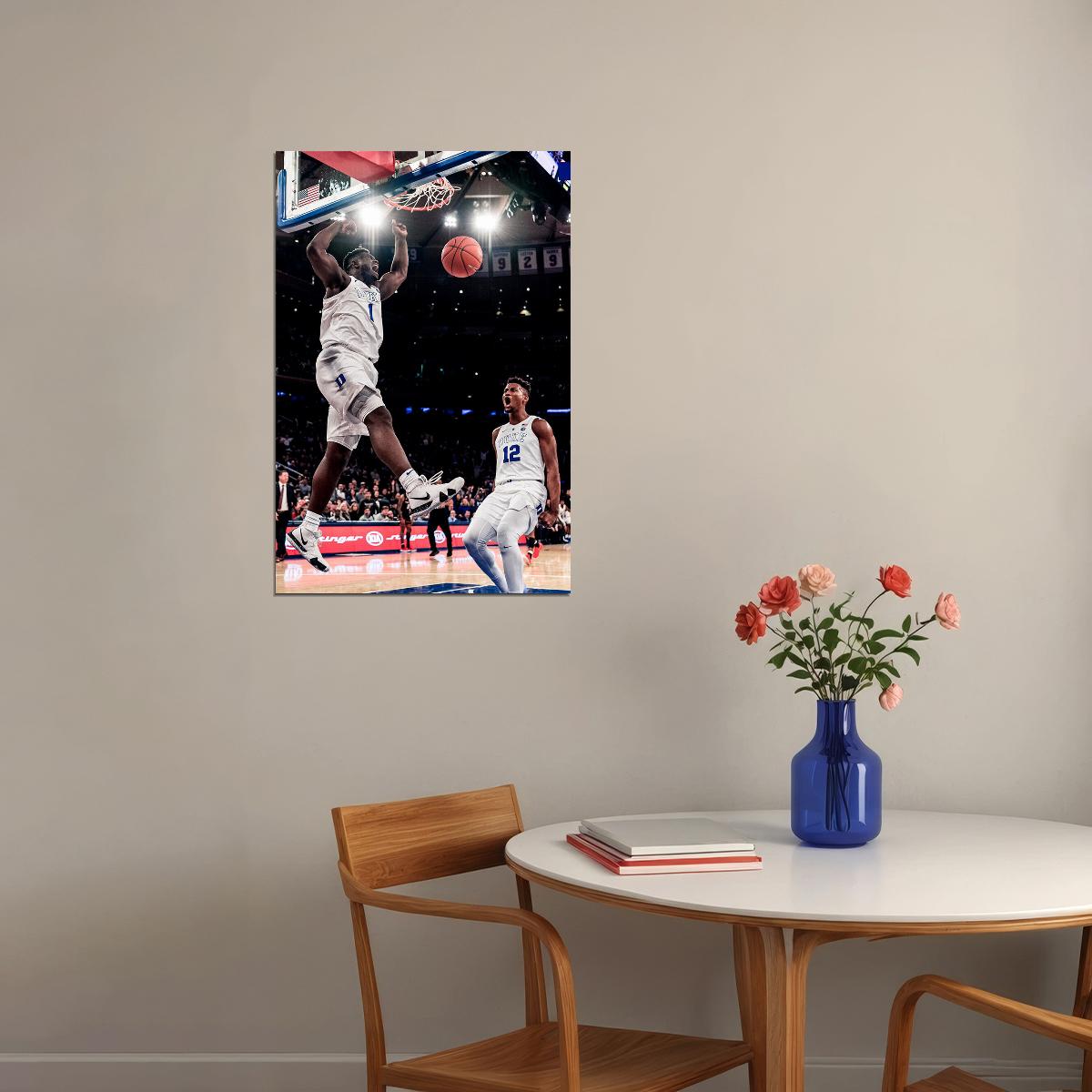 Zion Williamson American Basketball Player Star Poster Wall Art Print Home Wall Decor