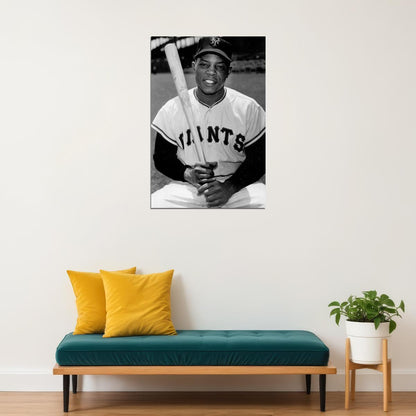 Willie Mays The Catch Baseball Sports Star Poster Wall Art Print Home Wall Decor - xonomax