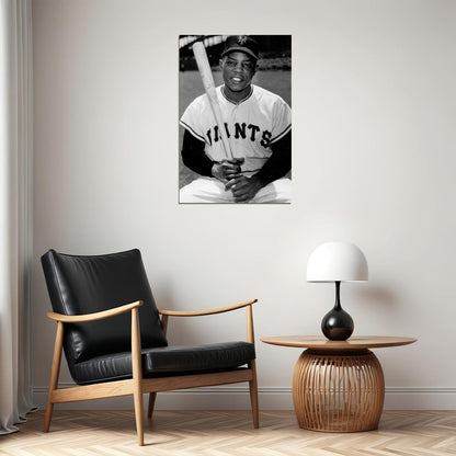 Willie Mays The Catch Baseball Sports Star Poster Wall Art Print Home Wall Decor - xonomax