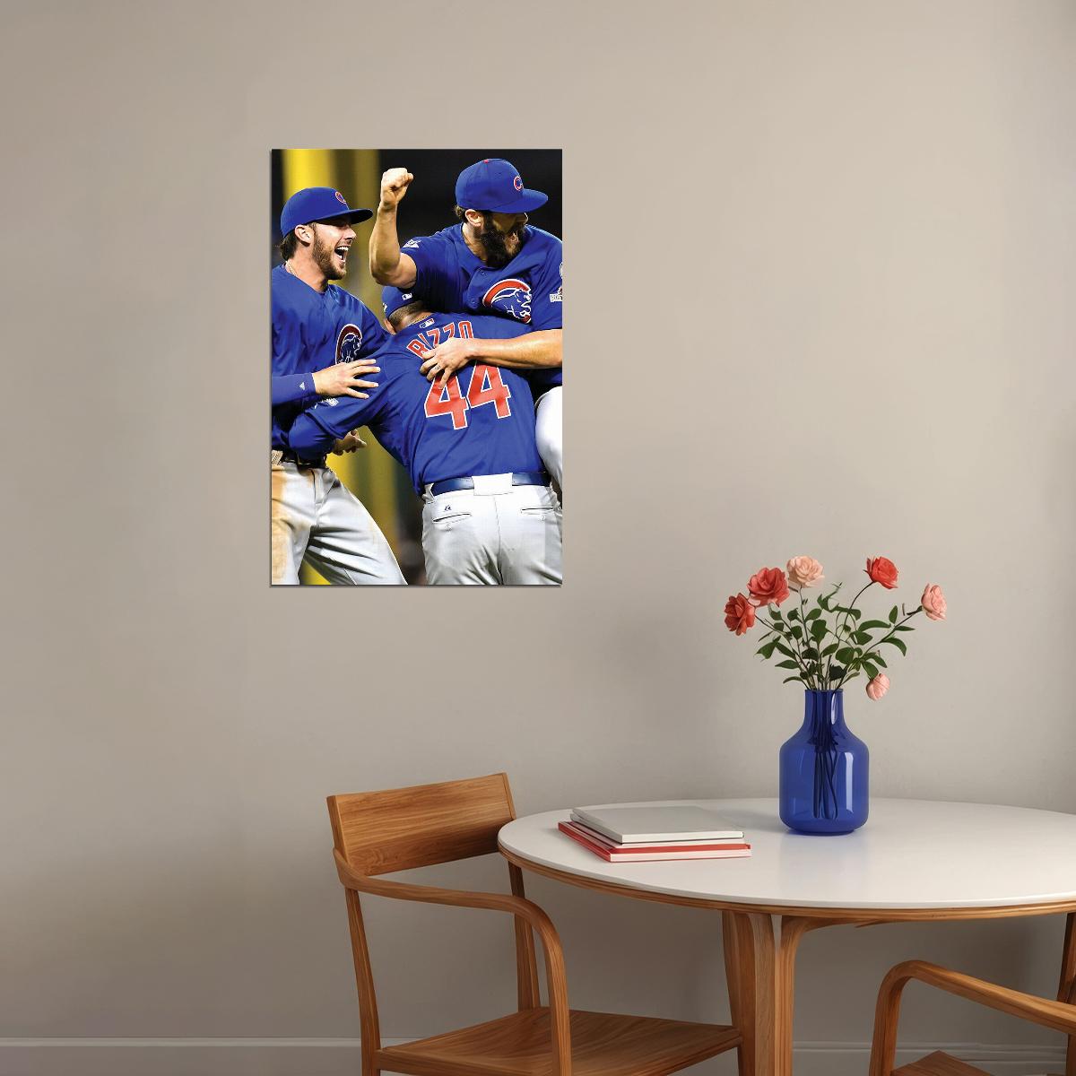 Chicago Cubs American Baseball Team Match Poster Wall Art Print Home Wall Decor - xonomax