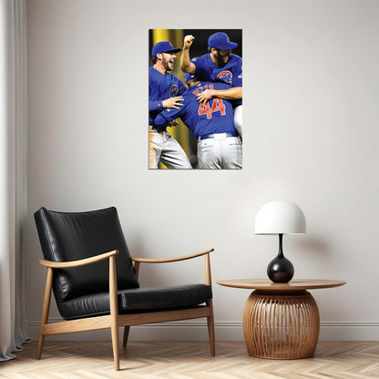 Chicago Cubs American Baseball Team Match Poster Wall Art Print Home Wall Decor - xonomax