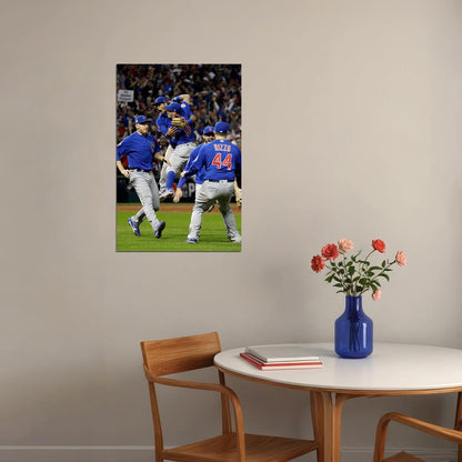Chicago Cubs American Baseball Team Sports Poster Wall Art Print Home Wall Decor - xonomax