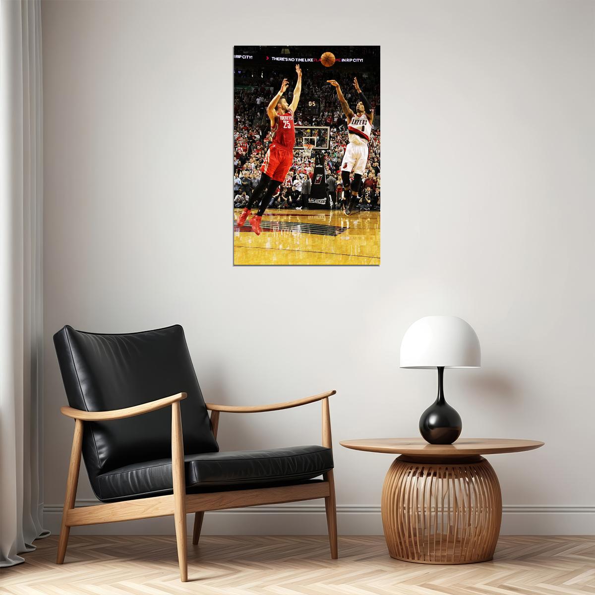 Damian Lillard American Basketball Star Poster Wall Art Print Home Wall Decor