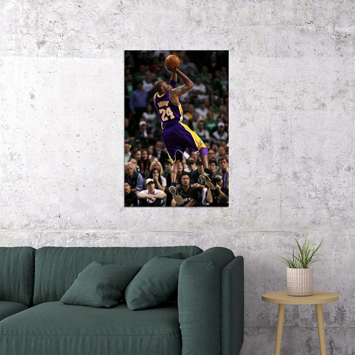 Kobe Bryent La Lakers Mamba Basketball Star Poster Wall Art Print Home Wall Decor - xonomax