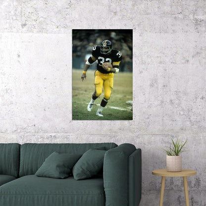 Franco Harris American Football Player Star Poster Wall Art Print Home Wall Decor - xonomax
