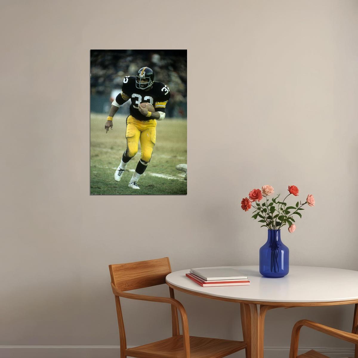 Franco Harris American Football Player Star Poster Wall Art Print Home Wall Decor - xonomax