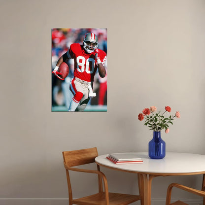 Jerry Rice American Football Player Star Poster Wall Art Print Home Wall Decor
