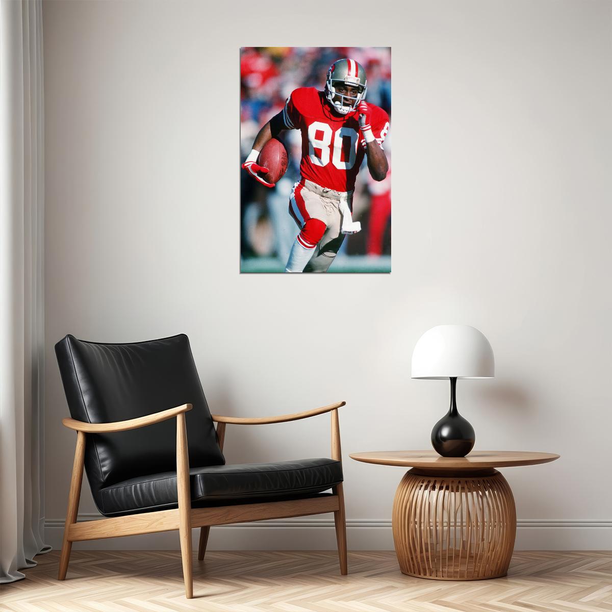 Jerry Rice American Football Player Star Poster Wall Art Print Home Wall Decor