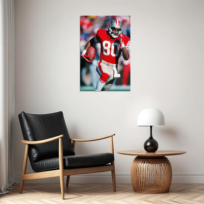 Jerry Rice American Football Player Star Poster Wall Art Print Home Wall Decor