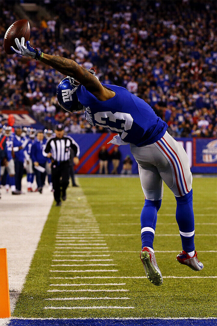 Odell Beckhamm Greatest Catch Football Star Poster Wall Art Print Home Wall Decor - xonomax