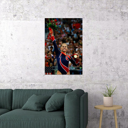 Shawn Johnson Gymnastics Sports Star Poster Wall Art Print Home Wall Decor - xonomax
