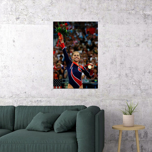 Shawn Johnson Gymnastics Sports Star Poster Wall Art Print Home Wall Decor - xonomax