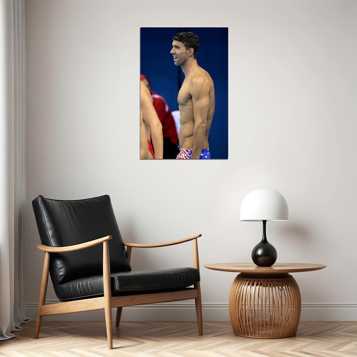 Michael Phelps Swimming Champion Star Poster Wall Art Print Home Wall Decor - xonomax