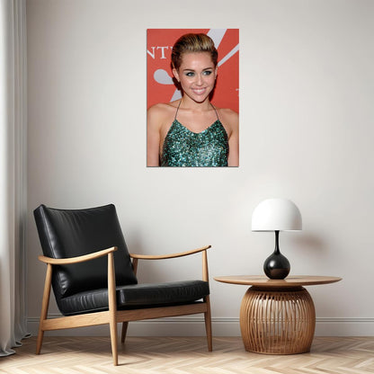 Miley Cyrus Singer Concerts Cinema Actress Star Poster Wall Art Print Home Wall Decor - xonomax