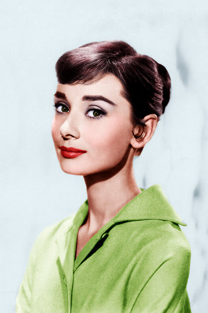 Audrey Hepburn Celebrity Tv Series Actress Star Poster Wall Art Print Home Wall Decor - xonomax