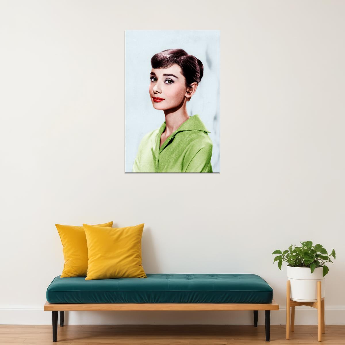 Audrey Hepburn Celebrity Tv Series Actress Star Poster Wall Art Print Home Wall Decor - xonomax