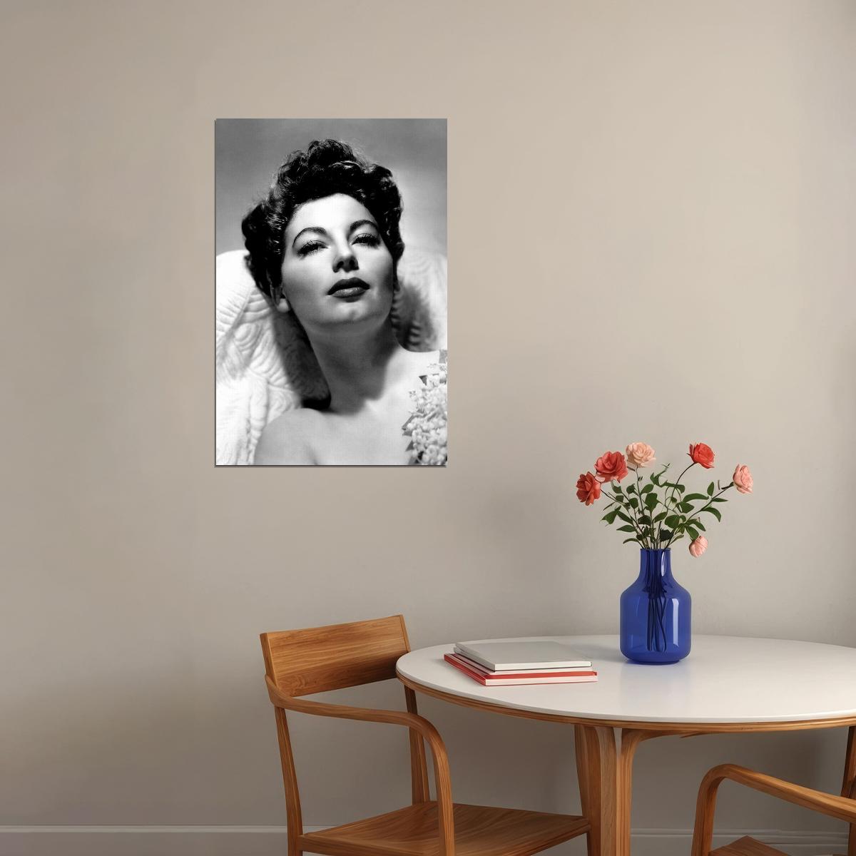 Ava Gardner Celebrity Cinema Actress Idol Poster Wall Art Print Home Wall Decor - xonomax