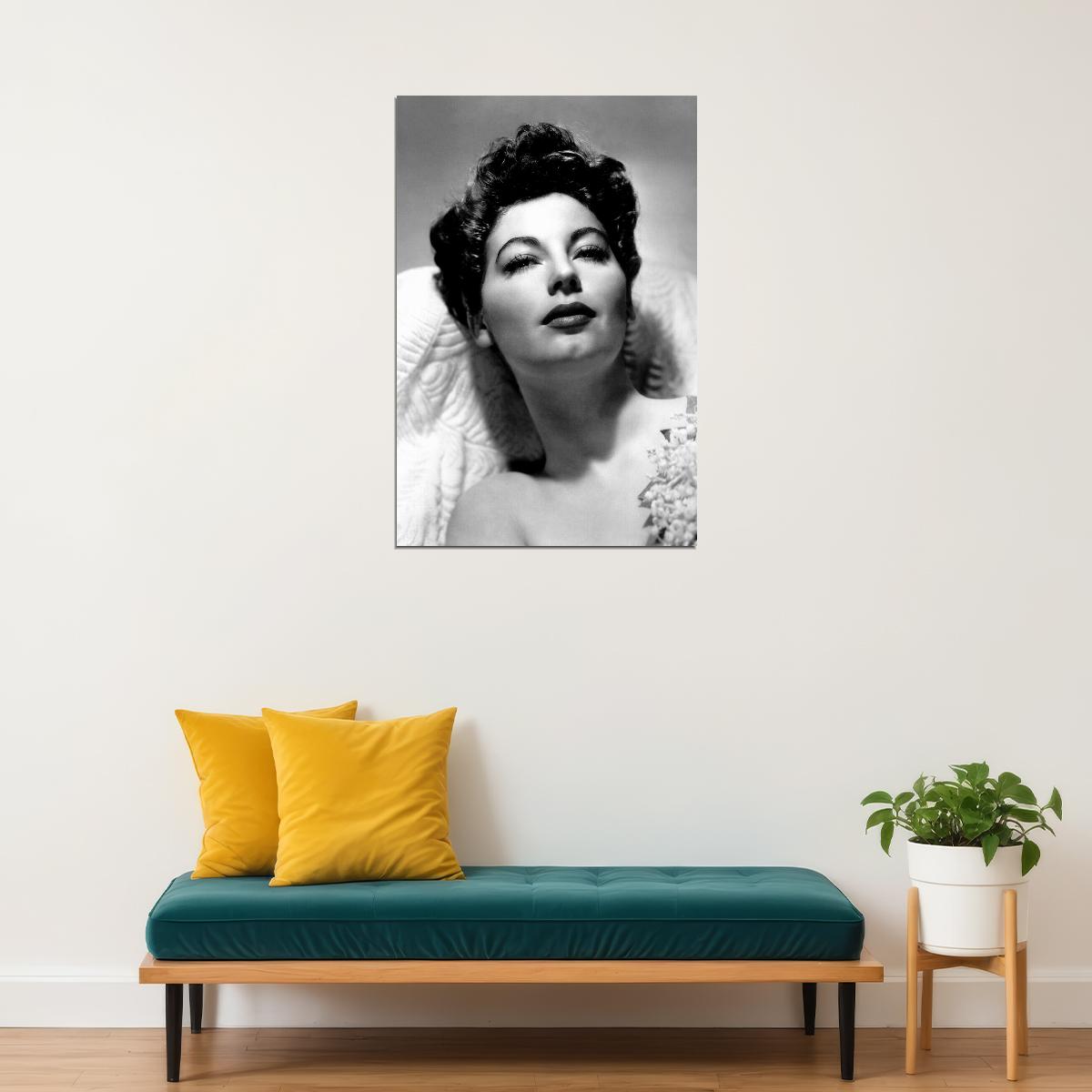 Ava Gardner Celebrity Cinema Actress Idol Poster Wall Art Print Home Wall Decor - xonomax