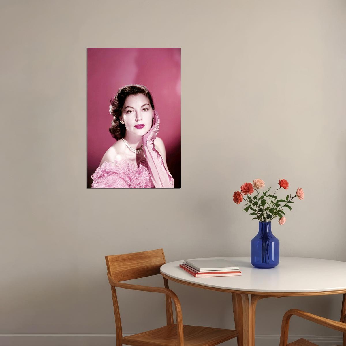 Ava Gardner Celebrity Cinema Actress Star Poster Wall Art Print Home Wall Decor - xonomax