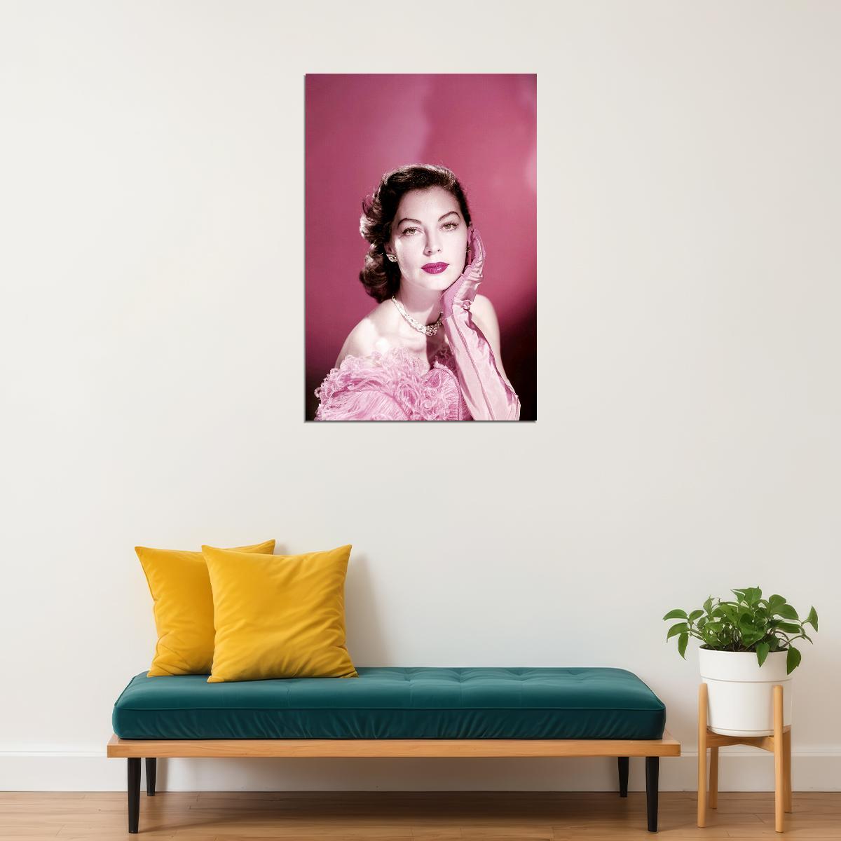 Ava Gardner Celebrity Cinema Actress Star Poster Wall Art Print Home Wall Decor - xonomax