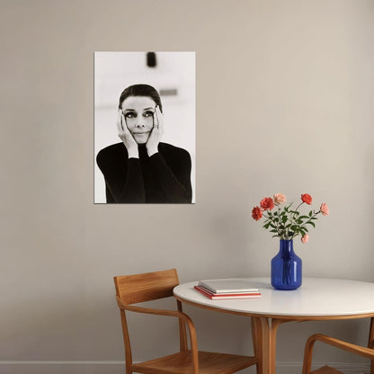 Audrey Hepburn Cinema Actress Fashion Icon Poster Wall Art Print Home Wall Decor - xonomax
