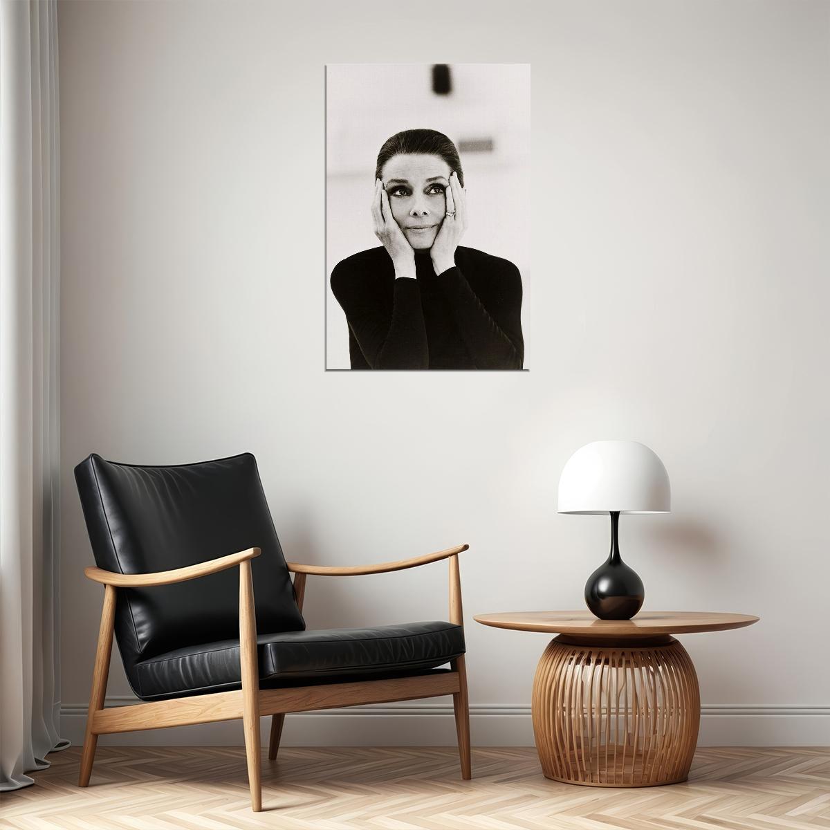 Audrey Hepburn Cinema Actress Fashion Icon Poster Wall Art Print Home Wall Decor - xonomax