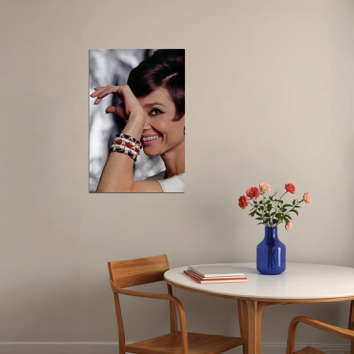 Audrey Hepburn Cinema Fim Actress Idol Poster Wall Art Print Home Wall Decor - xonomax