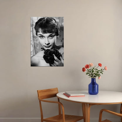 Audrey Hepburn Celebrity Movie Actress Idol Poster Wall Art Print Home Wall Decor - xonomax