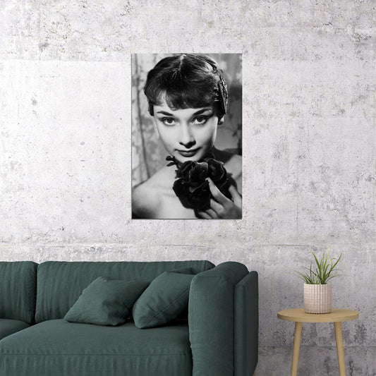 Audrey Hepburn Celebrity Movie Actress Idol Poster Wall Art Print Home Wall Decor - xonomax