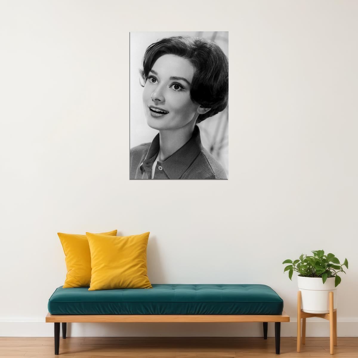 Audrey Hepburn Celebrity Cinema Actress Idol Poster Wall Art Print Home Wall Decor - xonomax