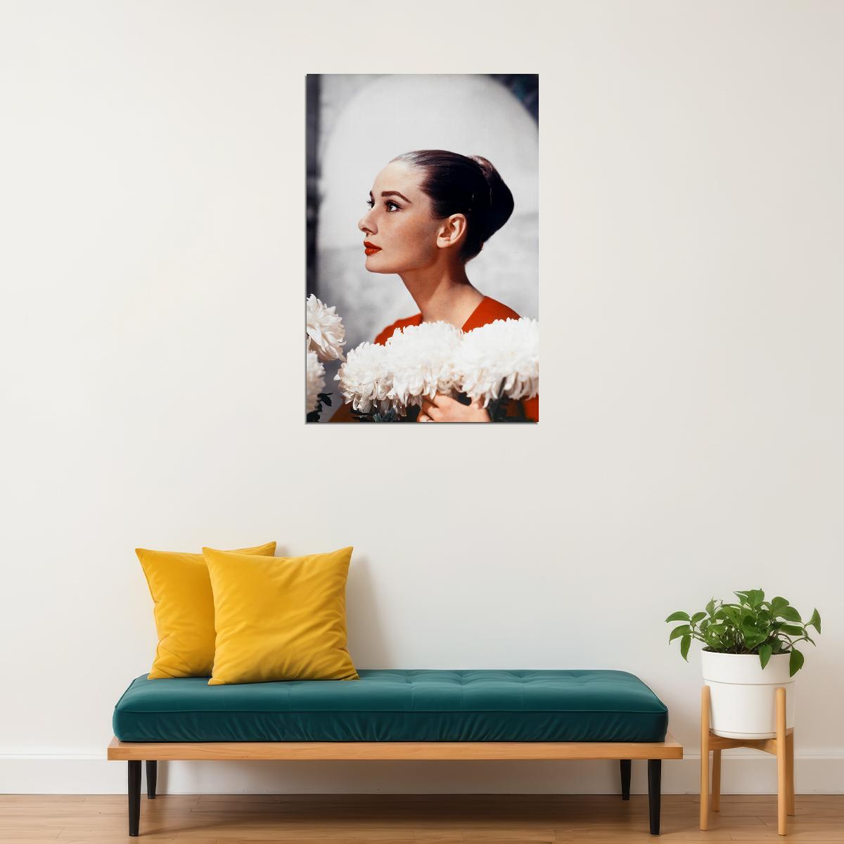 Audrey Hepburn Celebrity Cinema Actress Star Poster Wall Art Print Home Wall Decor - xonomax