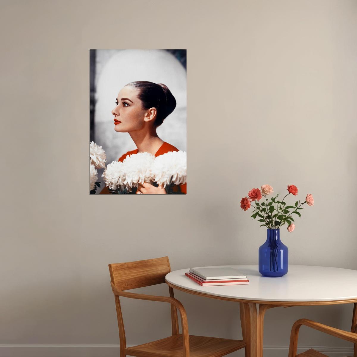 Audrey Hepburn Celebrity Cinema Actress Star Poster Wall Art Print Home Wall Decor - xonomax